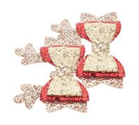 WESIEVYA 2pcs Butterfly and Snowflake Hair Clips and Women, Sparkly Pu Material with Versatile Styling, Adorable Hair Accessories for Parties and Birthdays