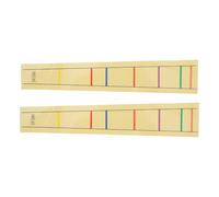 WESIEVYA 2pcs Cello Fingerboard Position Markers Pvc Stickers Beige Easy Learning Instant Position Reference Fretboard Decals for Beginners and Students Performances Rehearsals
