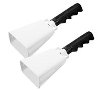 WESIEVYA 2pcs Cheering Cowbells Handle for Sports Events Football Games and Parties Loud Noisemakers for Celebrations and Safety Comfortable to Hold Design for Gathering Excitement