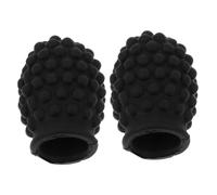 WESIEVYA 2pcs Drumstick Mute Kit Silicone Drumstick Caps for Sound Dampening Protective Covers Dampeners for Quiet Practice