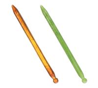 WESIEVYA 2pcs Ear Acupressure Pen Facial Reflexology Tools Portable Resin Acupuncture Tool for Full Body Relaxation and Deep Tissue Massage Suitable for Traveling and Home Use