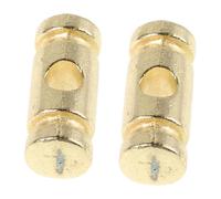 WESIEVYA 2pcs Electric Guitar Roller String Trees with Screws Retainers Tuning and String Stability for Electric Guitars