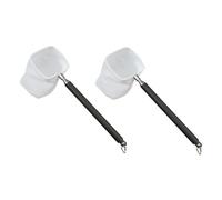 WESIEVYA 2pcs Extendable Fish Tank Shrimp Net Lightweight Mini Square Mesh Net with Hanging Ring for Aquarium Fish and Shrimp Catching Portable and Sturdy Design