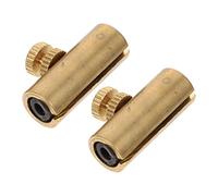WESIEVYA 2pcs Gold Cello Wolf Note Mutes Copper Musical Instrument Accessory for Cello Players and Students Wolf Tone Suppressor for Practice and Performance