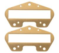WESIEVYA 2pcs Guitar Pickup Copper Baseplate Set for TL Guitars High Conductivity Copper Pickup Plate, Ideal Replacement Accessory for Mounting and Upgrades