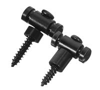 WESIEVYA 2pcs Guitar String Retainer Iron Headstock String Tension Retainers for Electric Guitars Design Locking Accurate Tuning Stylish Appearance for High-end Instruments