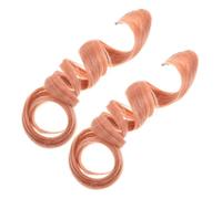 WESIEVYA 2pcs Invisible Hair Extensions for Women Long Curly Wavy Hair Clip-in Wig Wire Extensions