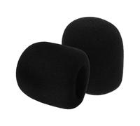 WESIEVYA 2pcs Large Sponge Cover Washable Microphone Mic Covers for Performance Handheld Microphone Windscreen