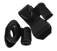 WESIEVYA 2pcs Microphone Clip Holder Mic Clamps Sturdy Construction for Various Microphones for Musicians and