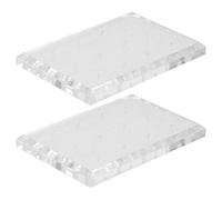 WESIEVYA 2Pcs Nail Bits Display Stand 12-Hole Nail Drill Bit Storage Holder Organizer for Salon and Home Use Acrylic Tools