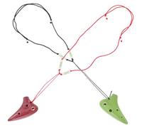 WESIEVYA 2pcs Ocarina for Boy Girl Portable Wind Instrument for Beginners Easy to Play Musical Toy for Boys and Girls for Learning and Practice