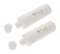 WESIEVYA 2pcs Plastic Holy Water Bottles with Cross Design Refillable Religious Container for Church Exorcism Easter Lightweight Portable