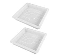 WESIEVYA 2pcs Plastic Paving Mold Set for Sidewalks and Driveways Easy to Use Concrete Walkway Brick Maker Mold User-Friendly Outdoor Garden for Commercial Parking Areas