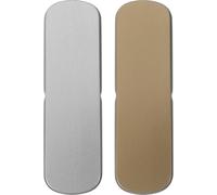WESIEVYA 2pcs Portable Metal Pencil Pen Case and Holder for School Stationery Organizer, Small Metal Box with Versatile and Convenient Storage, for Makeup and Back to School Decor