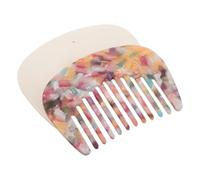 WESIEVYA 2pcs Portable Mini Wide Tooth Hair Combs for Women, Made of Acetic Acid Material, Anti-static and Protects Hair's Healthy Shine, for Home Use and Travel