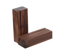 WESIEVYA 2pcs Puzzle Box Lid Stand Holder with 2mm Slot Wooden Puzzle Box Top Display Base and Display