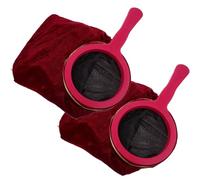 WESIEVYA 2Pcs Red Illusion Trick Bags with Handles Stage Props Pouches for Make Things Appear Disappear Performance Accessories for Magicians and Party Shows