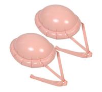 WESIEVYA 2pcs Santa Inflatable Big Belly Fake Pvc Pregnancy Belly Props for Christmas Parties and Festive Occasion, Snug Fit with Realistic Appearance, Lifelike Holiday Costume Accessory