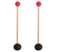 WESIEVYA 2pcs Singing Bowl Mallet Striker - Double-Head Mallet for Yoga And Practices for Pure Sound And Harmony - Tibetan Singing Bowl Accessories