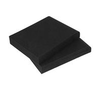 WESIEVYA 2pcs Small Speaker Isolation Pads, High-density Foam Sound Cushion Mat 5-inch for Vibration Reduction and Audio Clarity Enhancement