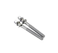 WESIEVYA 2pcs Snare Drum Tension Rods Metal Mounting Screws with Washer for Drum Repairs and Renovations Lightweight and Anti Design