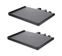 WESIEVYA 2pcs Sound Card Tray Holder Micphone Microphone Arm Microphone Stand Rack Tray Holder Feeder Mic Stand Clip Holder Pan Phone Holder for Car Cymbals Stand Guitar Phone Mount Tri Abs