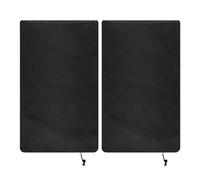 WESIEVYA 2pcs Speaker Cover for PA/DJ Powered Speaker Mounted on Stand Outdoor Audio Covers UV Protection Water Resistant Dustproof 210D Oxford Cloth 26.6x16.5x15"