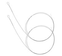 WESIEVYA 2pcs Steel Dulcimer Strings Replacement Accessory 22# Wound Strings for Hammered Dulcimer Universal Instrument Use