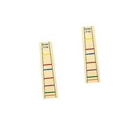 WESIEVYA 2pcs Sticker Light Yellow Fret Position Marker for Beginners Easy to Apply Remove Material for Learning and Practice