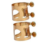 WESIEVYA 2pcs Tenor Sax Flute Card Brass Saxophone Whistle Clip Tenor Saxophone Card Whistle Clip for Maintenance and Jazz Music