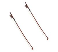 WESIEVYA 2pcs Violin Bow Hair for Students Lightweight Violin Accessory for Practice and Performance Straight and Flexible Design for Enhanced Control