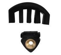 WESIEVYA 2pcs Violin Mute Accessories Kit Practical Mute Violin Practice Mute Violin Small for Colored for Practice for Small Parts Black