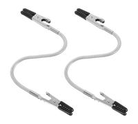 WESIEVYA 2pcs Wire Holding Tool Double Ended Clamps 230mm Stainless Steel Aluminium Alloy Rubber Coating Photo and Memo Holder Suitable for Single Person Use Crafting Soldering