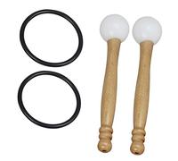 WESIEVYA 2sets Sound Bowl Rubber Knocking Stick Singing Bowl Kit Stick Meditation Tool for Peace