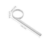 WESIEVYA 3 Sets Metal Trumpet Valve Slide Pull Rings with Finger Hooks - Brass Instrument Accessories for Jazz Practice and Performance - Compatible with B-flat Trumpets