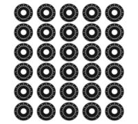 WESIEVYA 30pcs 0-100 Potentiometer Knob Scale Dial Plate - Volume Control Dial with 10mm Inner Hole - Round Scale Plate Indicator for Workshop Audio Equipment