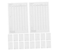 WESIEVYA 35pcs Golf Scorekeeper Notebook with Weatherproof Coated Paper Portable Golf Score Pad for Tournaments and Casual Games High Resolution Printing for Handicap Recording and Skill