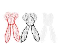 WESIEVYA 3pcs Animal Ears Hairband Rabbit Ears Adorable Comfortable Headband Will Not Hurt Your Head Christmas Party Accessories for Bars and Festival Activities Random Color