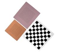 WESIEVYA 3Pcs Folding Dual-Sided Chess Board Set Go Game Boards 9X9 13X13 Large 51Cm International Chess Mat for Students and Adults Travel Game Accessory