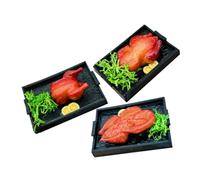 WESIEVYA 3pcs Miniature Dollhouse Roasted Chicken Goose Duck Food Set Realistic Mini Kitchen Props for Festive Dollhouse Scene Decoration and Creative Holiday Play