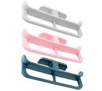 WESIEVYA 3pcs Wall Slipper Rack for Entryway and Bathroom, No Drilling Required, Strong Bearing Capacity, Pp Material, Multi-use Shoes Storage Hanger to Keep Slippers Dry and Organised
