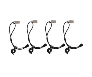 WESIEVYA 4 Pcs Backdrop Clips Fixed Clothes Clips Clean Contemporary Design Not Easy to Bend Making Things Solid for Hanging Photos Black