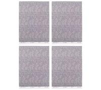 WESIEVYA 4Pcs Dollhouse Wallpaper - Peel and Stick Miniature Wallpaper Brick Texture Wall Cadding for Dollhouse Accessories Dioramas and Scrapbook Journals 11x8.3" Grey