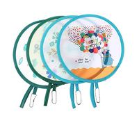 WESIEVYA 4Pcs Foldable Cartoon Round Handheld Fans Mini Lightweight Portable Paddle Fans for Dance Travel and Decoration Unique Antique Style with Cute Animal Designs