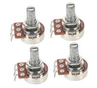 WESIEVYA 4pcs Guitar Potentiometer for Electric Guitar Volume Tone Control Easy Installation Compact Precision Replacement Parts