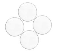 WESIEVYA 4pcs Jazz Drum Skin Replacement Lightweight Easy to Install Percussion Instrument Skin for Drums Appearance
