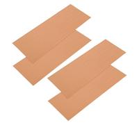 WESIEVYA 4pcs Khaki Self-Adhesive Shoe Sole Protectors for Women S High Heels and Boots Anti-Slip Wave Pattern Cushions with Noise Reduction Shock Absorbing Foot Cushions and Forefoot