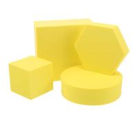 WESIEVYA 4pcs Product Photography Background Props | Foam Geometric Cube Props for Photoshoot | Three-Dimensional Scene Shooting Backdrop Ornament for Trinkets Showing