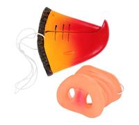 WESIEVYA 4pcs Realistic Animal Masquerade Masks Pig Nose Parrot Beak Costume Props for Halloween Parties and Cosplay Reusable Accessories for Creative Themes