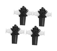 WESIEVYA 4pcs Samba Whistle for Boys and Girls Plastic Percussion Toys Early Education Musical Instrument for Dance